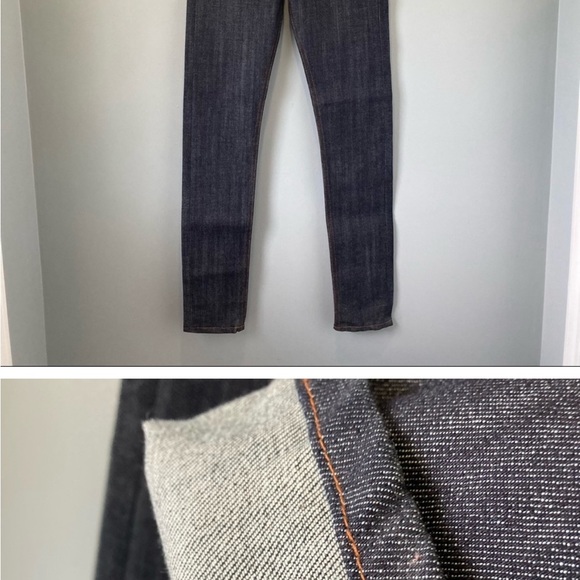 Naked & Famous Denim The High Skinny Stretch Selvedge Jeans Size 26 fits 25 - Picture 2 of 7